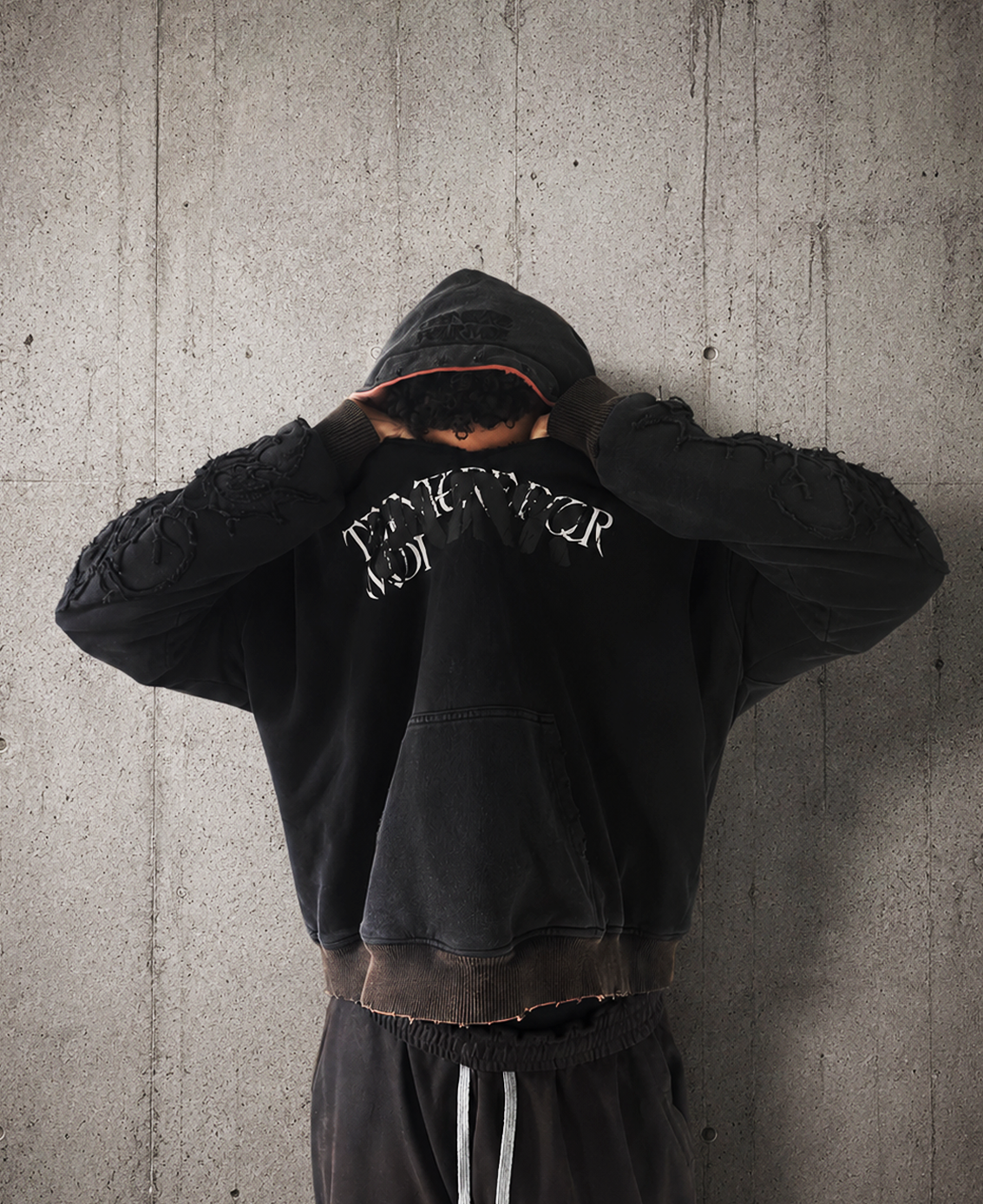 Reversible Punk / Horse Hoodie