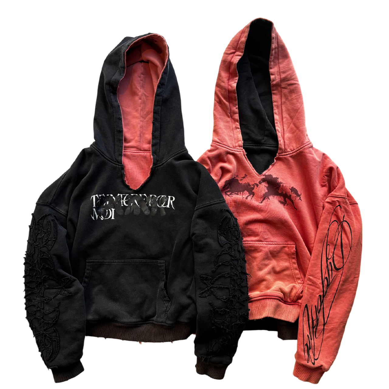 Reversible Punk / Horse Hoodie