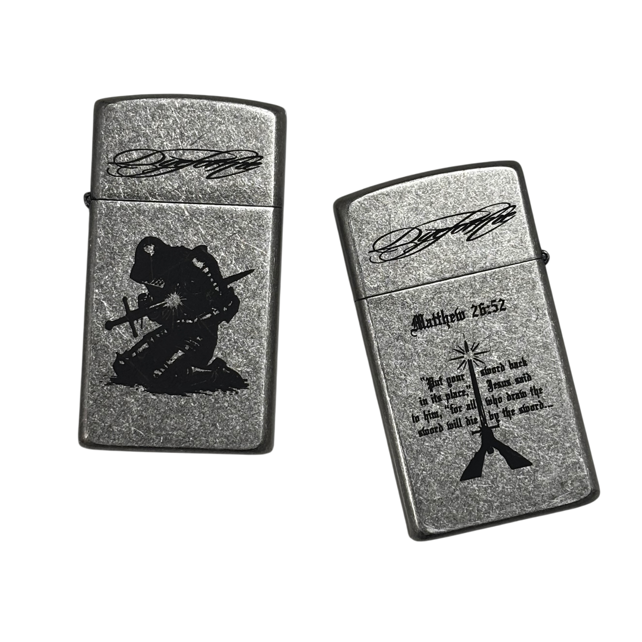 Silver "Honor" Lighter